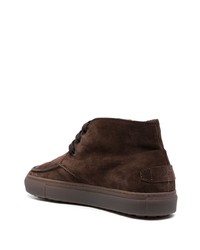 Мужские темно-коричневые замшевые повседневные ботинки от Brioni