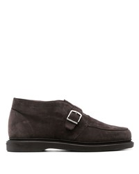 Мужские темно-коричневые замшевые повседневные ботинки от Fratelli Rossetti
