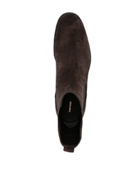 Мужские темно-коричневые замшевые повседневные ботинки от Tom Ford