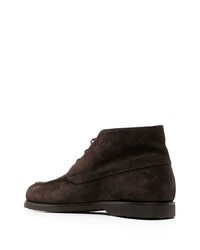 Мужские темно-коричневые замшевые повседневные ботинки от Harrys Of London