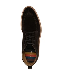 Мужские темно-коричневые замшевые повседневные ботинки от Paul Smith