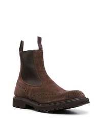 Мужские темно-коричневые замшевые повседневные ботинки от Tricker's
