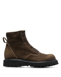 Мужские темно-коричневые замшевые повседневные ботинки от Premiata