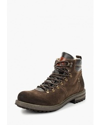 Мужские темно-коричневые замшевые повседневные ботинки от s.Oliver