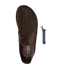 Мужские темно-коричневые замшевые повседневные ботинки от Clarks Originals