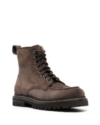Мужские темно-коричневые замшевые повседневные ботинки от Henderson Baracco
