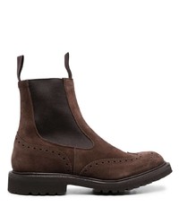 Мужские темно-коричневые замшевые повседневные ботинки от Tricker's