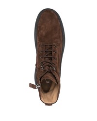 Мужские темно-коричневые замшевые повседневные ботинки от Tod's