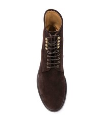 Мужские темно-коричневые замшевые повседневные ботинки от Scarosso