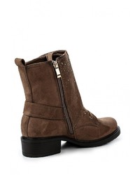 Темно-коричневые замшевые полусапоги от Bobo