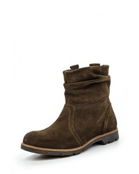 Темно-коричневые замшевые полусапоги от Bullboxer