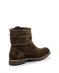 Темно-коричневые замшевые полусапоги от Bullboxer