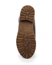 Темно-коричневые замшевые полусапоги от Francesco Donni