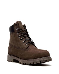 Мужские темно-коричневые замшевые рабочие ботинки от Timberland