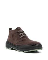 Мужские темно-коричневые замшевые рабочие ботинки от Camper