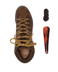 Мужские темно-коричневые замшевые рабочие ботинки от Scarosso