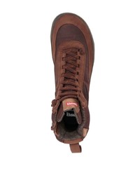 Мужские темно-коричневые замшевые рабочие ботинки от Camper