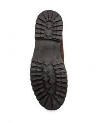 Мужские темно-коричневые замшевые рабочие ботинки от Ralf Ringer