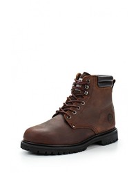 Мужские темно-коричневые замшевые рабочие ботинки от Skechers