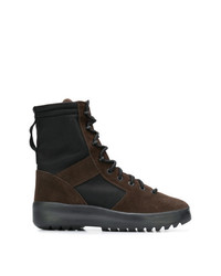 Мужские темно-коричневые замшевые рабочие ботинки от Yeezy