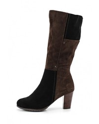 Темно-коричневые замшевые сапоги от Ascalini