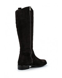 Темно-коричневые замшевые сапоги от Mabu