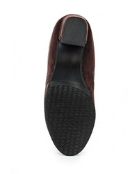 Темно-коричневые замшевые сапоги от Stephan