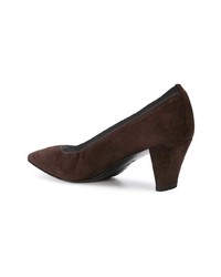 Темно-коричневые замшевые туфли от Marion Parke