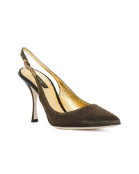 Темно-коричневые замшевые туфли от Dolce & Gabbana