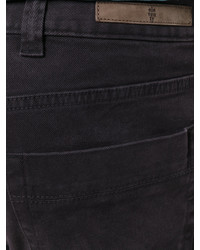 Мужские темно-коричневые зауженные джинсы от Eleventy