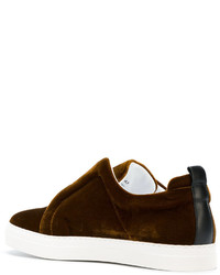 Мужские темно-коричневые кеды от Pierre Hardy