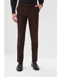 Мужские темно-коричневые классические брюки от Absolutex