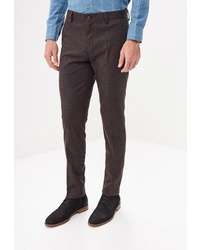 Мужские темно-коричневые классические брюки от BAWER