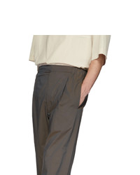 Мужские темно-коричневые классические брюки от Lemaire