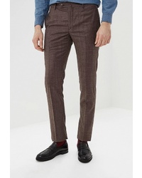 Мужские темно-коричневые классические брюки от Hackett London