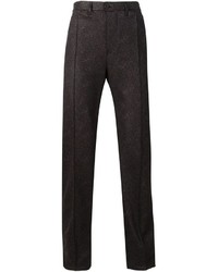 Мужские темно-коричневые классические брюки от Julien David