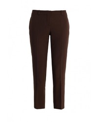 Женские темно-коричневые классические брюки от Lovini