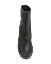 Темно-коричневые кожаные ботильоны от Marsèll