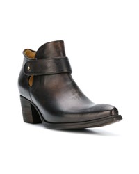 Темно-коричневые кожаные ботильоны от Atelier Bâba