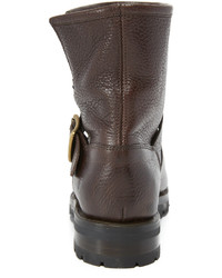 Темно-коричневые кожаные ботильоны от Frye
