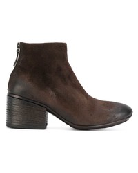 Темно-коричневые кожаные ботильоны от Marsèll