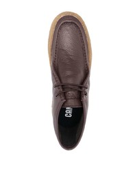 Темно-коричневые кожаные ботинки дезерты от Camper