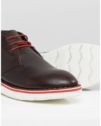 Темно-коричневые кожаные ботинки дезерты от Frank Wright