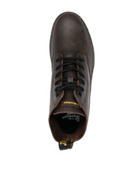 Темно-коричневые кожаные ботинки дезерты от Dr. Martens