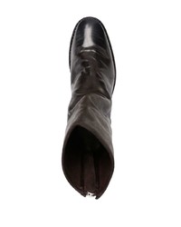 Мужские темно-коричневые кожаные ботинки челси от Premiata