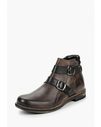 Мужские темно-коричневые кожаные ботинки челси от Airbox