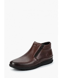 Мужские темно-коричневые кожаные ботинки челси от Alessio Nesca