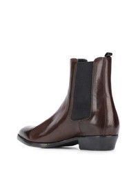 Мужские темно-коричневые кожаные ботинки челси от Buttero