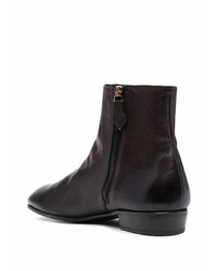 Мужские темно-коричневые кожаные ботинки челси от Lidfort