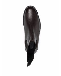 Мужские темно-коричневые кожаные ботинки челси от Common Projects